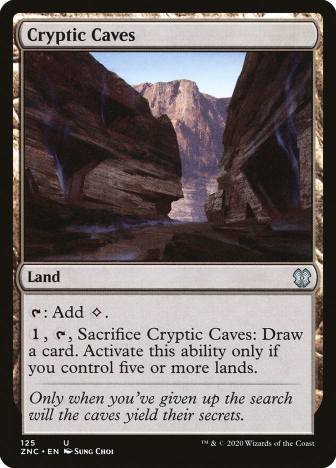 Image for Cryptic Caves (125) - Magic: The Gathering