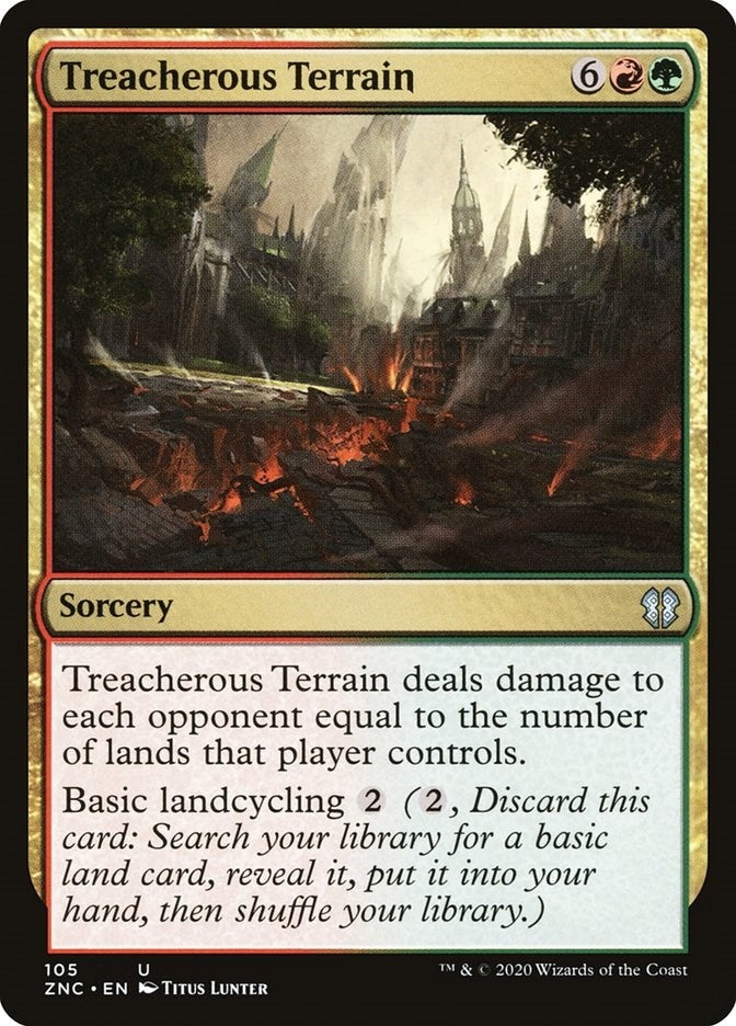 Image for Treacherous Terrain (105) - Magic: The Gathering