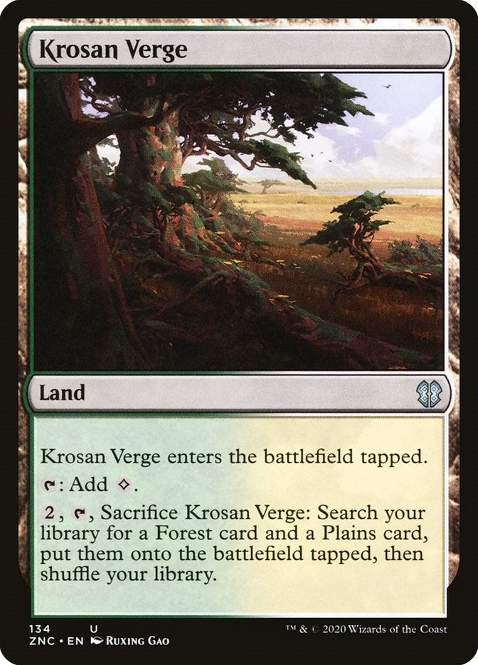 Image for Krosan Verge (134) - Magic: The Gathering