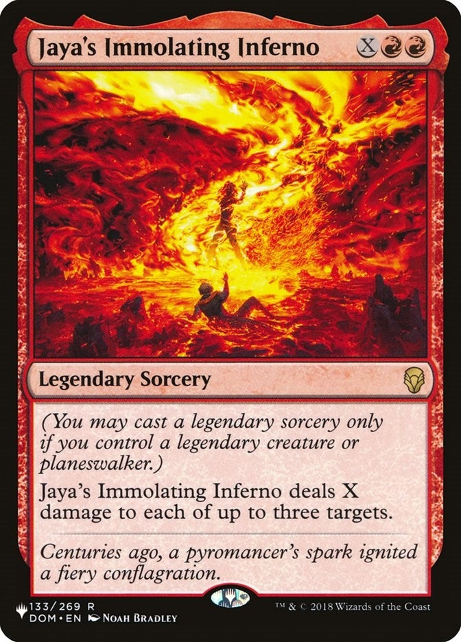 Image for Jaya's Immolating Inferno (133/269) - Magic: The Gathering
