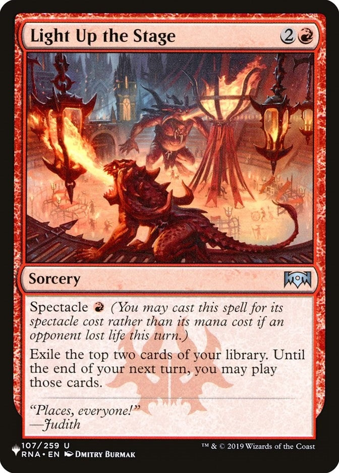 Image for Light Up the Stage (107/259) - Magic: The Gathering
