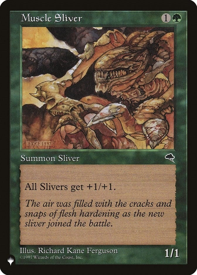 Image for Muscle Sliver (LIST) - Magic: The Gathering