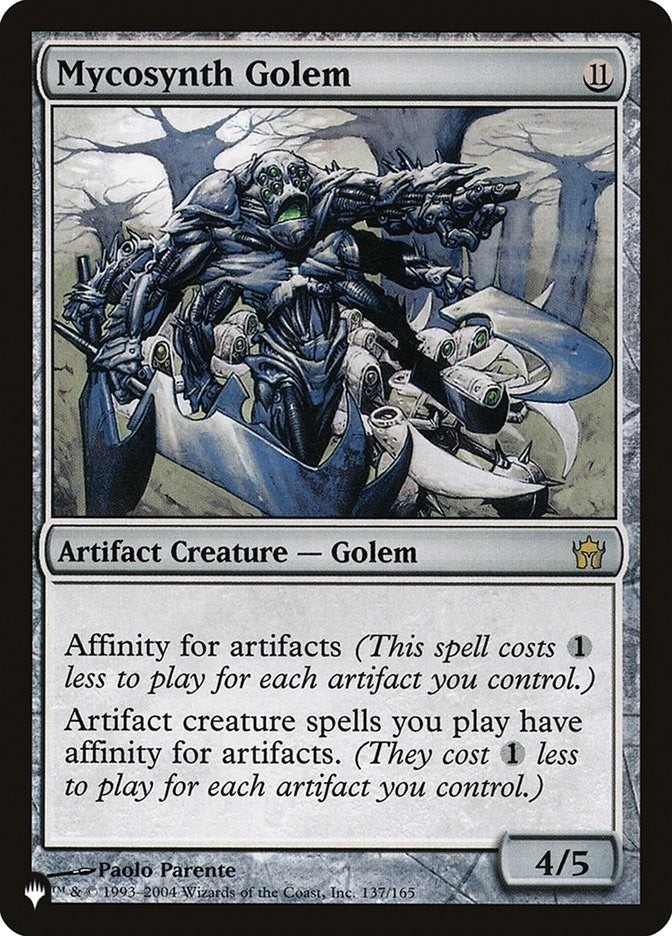 Image for Mycosynth Golem (137/165) - Magic: The Gathering