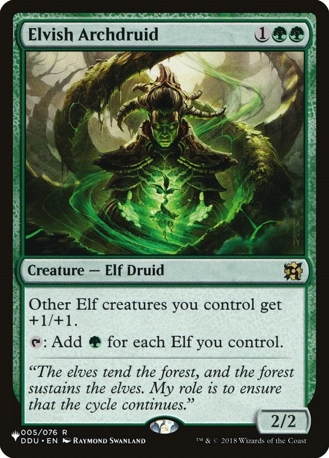 Image for Elvish Archdruid (005/076) (LIST) - Magic: The Gathering