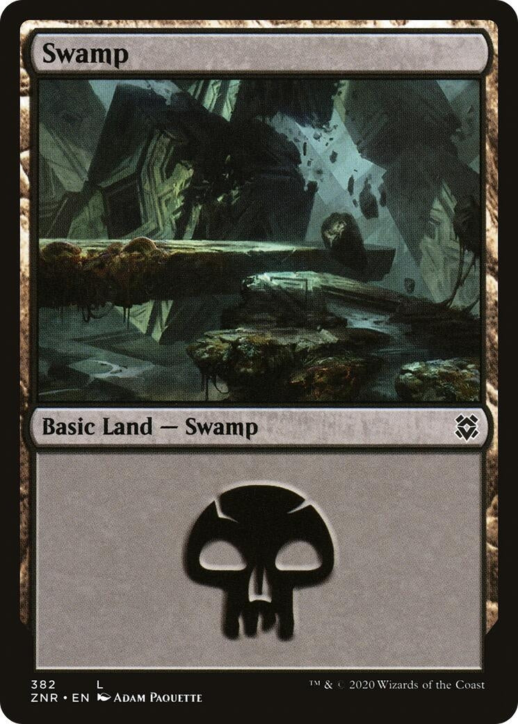 Image for Swamp (382) (ZNR) - Magic: The Gathering