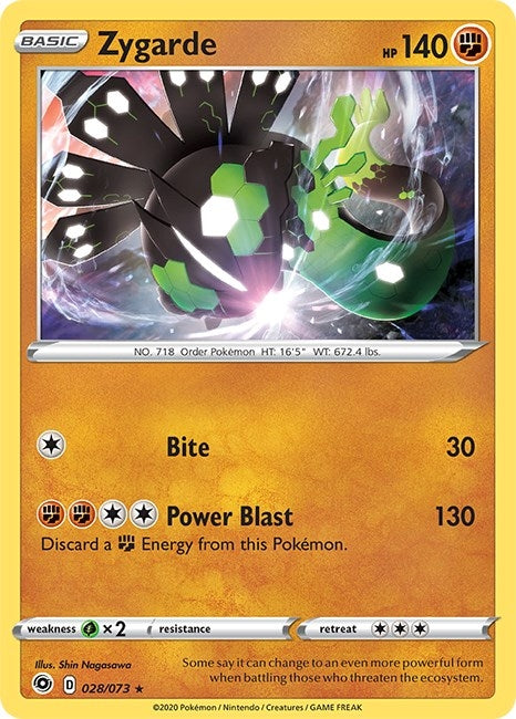 Image for Zygarde (28/73) (CHP) - Pokemon