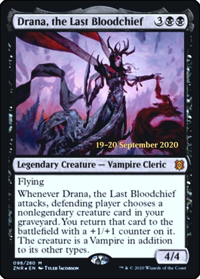 Image for Drana, the Last Bloodchief (98) - Magic: The Gathering