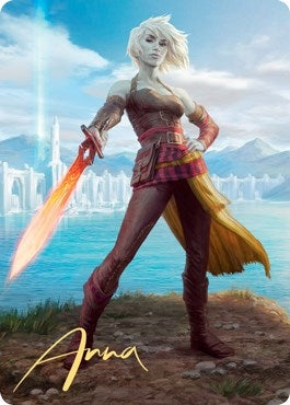 Image for Nahiri, Heir of the Ancients Art Card (3/81) (Gold-Stamped Signature) (3) (ASZNR) - Magic: The Gathering