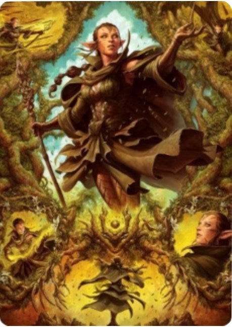 Image for Nissa of Shadowed Boughs Art Card (6/81) (6) (ASZNR) - Magic: The Gathering