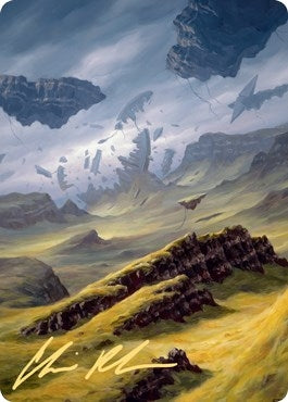 Image for Plains Art Card (9/81) (Gold-Stamped Signature) (9) - Magic: The Gathering