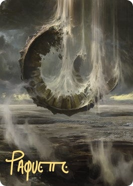 Image for Wasteland Art Card (Gold-Stamped Signature) (36) (ASZNR) - Magic: The Gathering