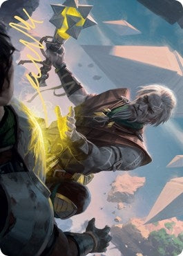 Image for Expedition Healer Art Card (Gold-Stamped Signature) (39) (ASZNR) - Magic: The Gathering