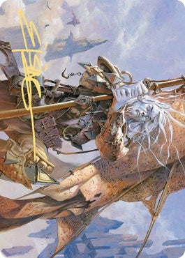 Image for Sea Gate Banneret Art Card (Gold-Stamped Signature) (43) (ASZNR) - Magic: The Gathering