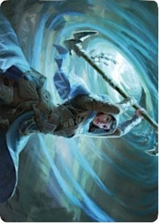 Image for Sea Gate Stormcaller Art Card (50) (ASZNR) - Magic: The Gathering