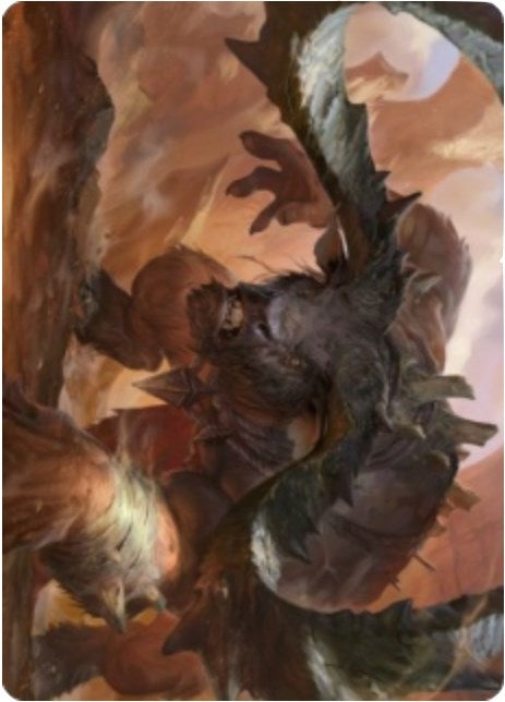 Image for Moraug, Fury of Akoum Art Card (66) (ASZNR) - Magic: The Gathering