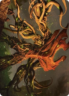 Image for Ashaya, Soul of the Wild Art Card (Gold-Stamped Signature) (69) (ASZNR) - Magic: The Gathering