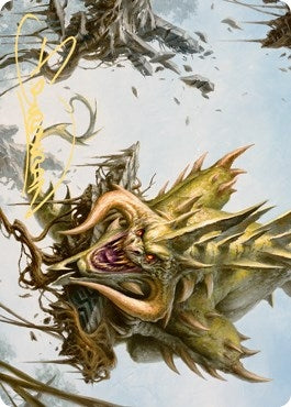 Image for Canopy Baloth Art Card (Gold-Stamped Signature) (70) - Magic: The Gathering