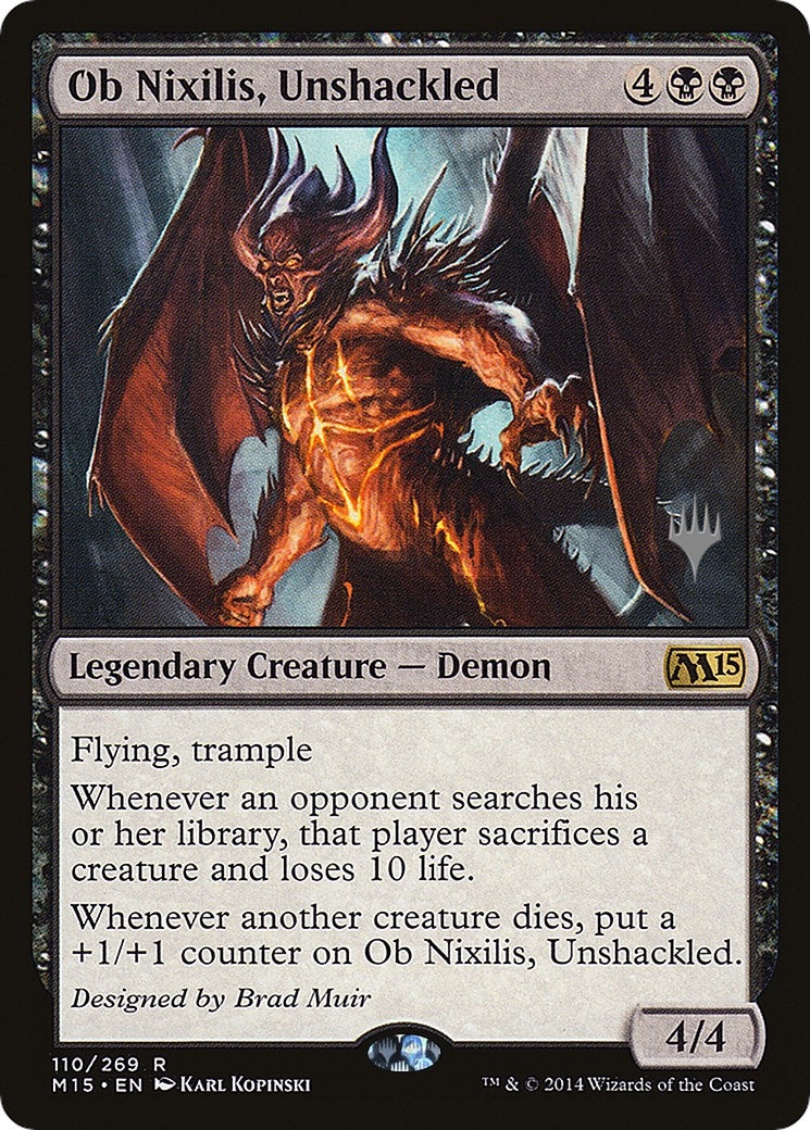 Image for Ob Nixilis, Unshackled (110) (PPZNR) - Magic: The Gathering