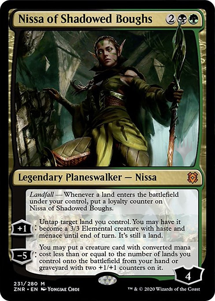 Image for Nissa of Shadowed Boughs (231) (PPZNR) - Magic: The Gathering