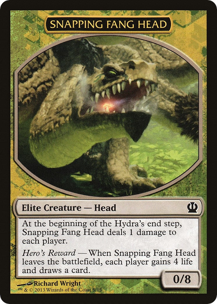 Image for Snapping Fang Head (5) (HERO) - Magic: The Gathering