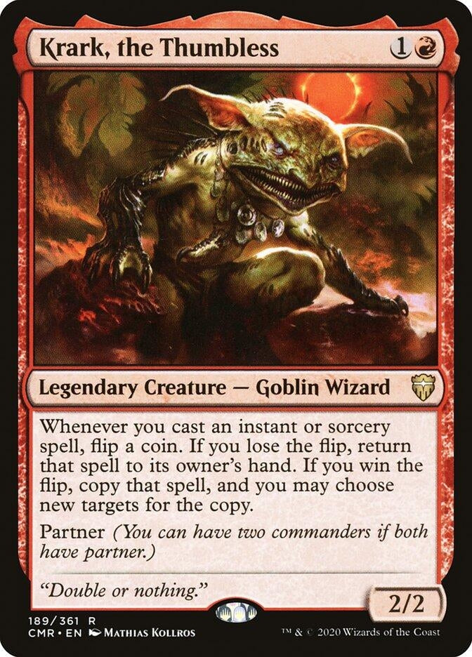 Image for Krark, the Thumbless (189) - Magic: The Gathering
