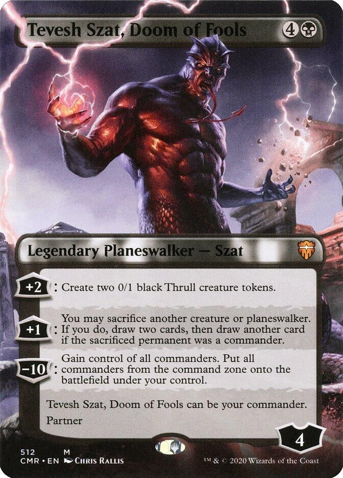 Image for Tevesh Szat, Doom of Fools (Borderless) (512) - Magic: The Gathering