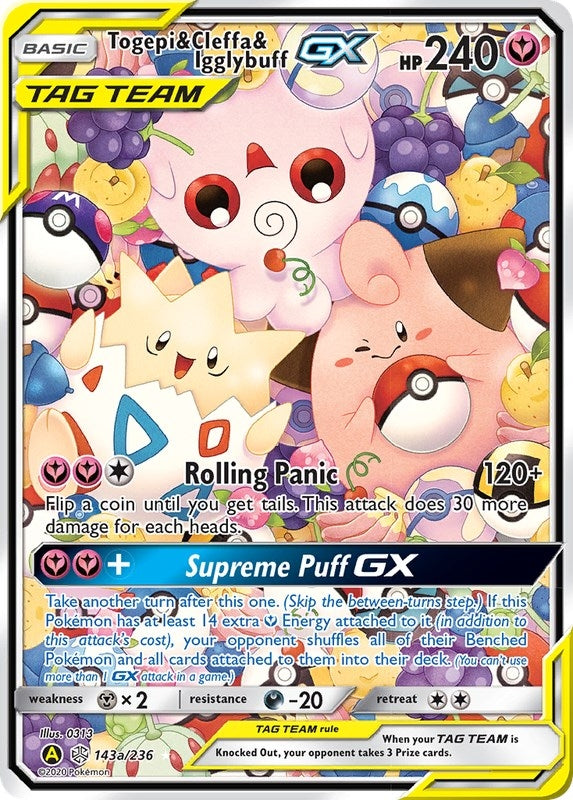 Image for Togepi & Cleffa & Igglybuff GX - 143a/236 (143a/236) (PR) - Pokemon
