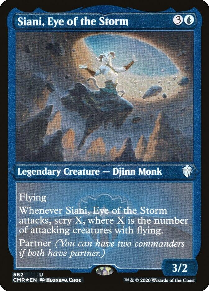 Image for Siani, Eye of the Storm (Foil Etched) (562) - Magic: The Gathering
