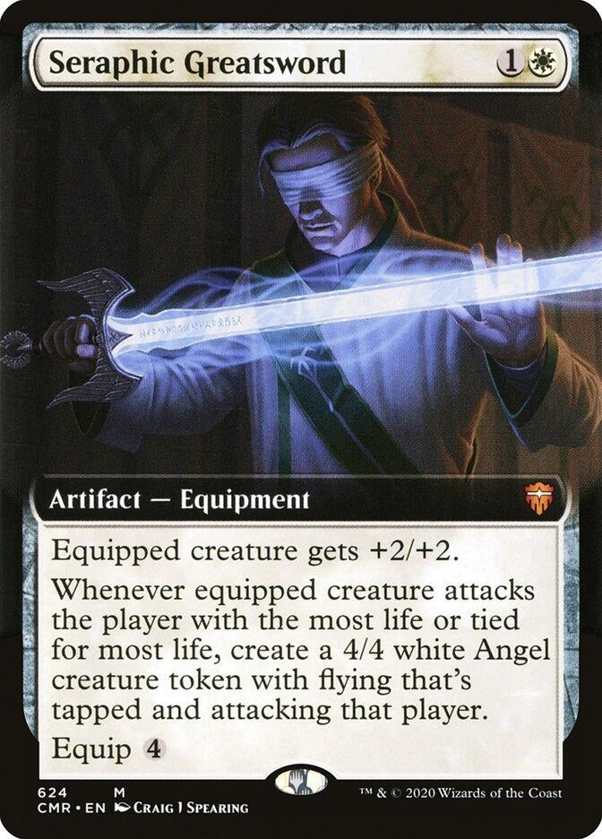 Image for Seraphic Greatsword (Extended Art) (624) - Magic: The Gathering