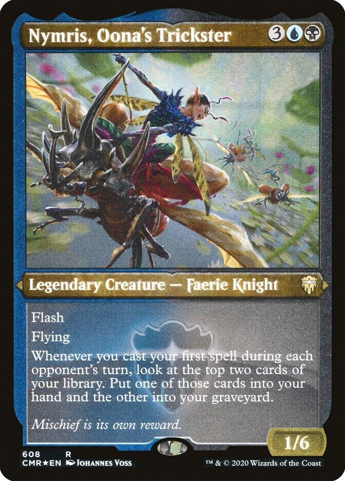Image for Nymris, Oona's Trickster (Foil Etched) (608) - Magic: The Gathering