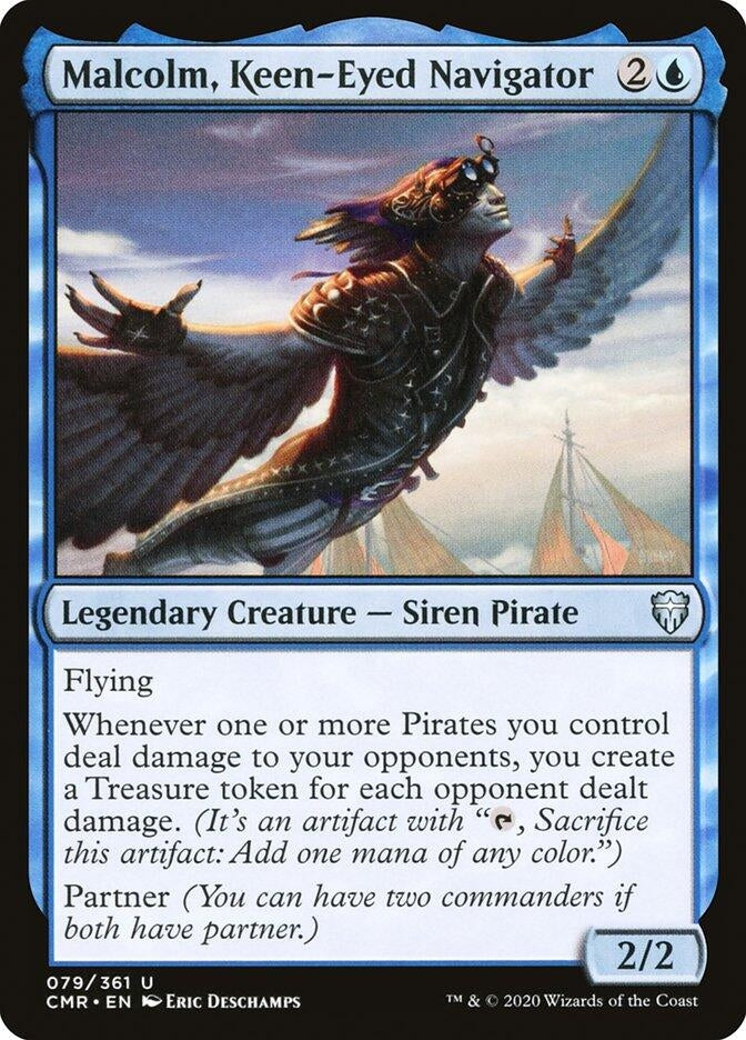 Image for Malcolm, Keen-Eyed Navigator (79) - Magic: The Gathering