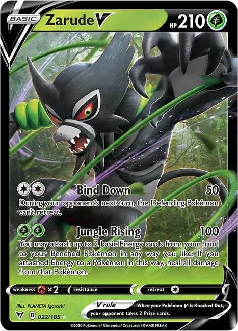 Image for Zarude V (022/185) (SWSH04) - Pokemon