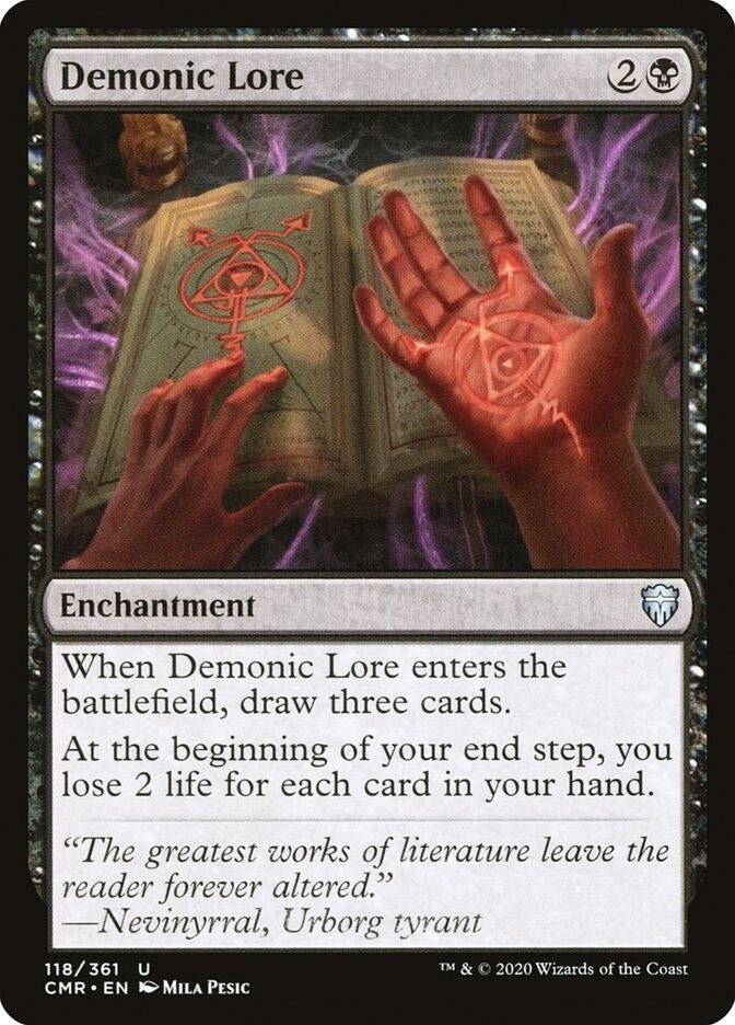 Image for Demonic Lore (118) - Magic: The Gathering