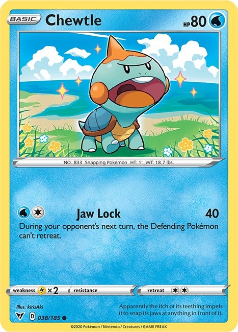 Image for Chewtle (038/185) (SWSH04) - Pokemon