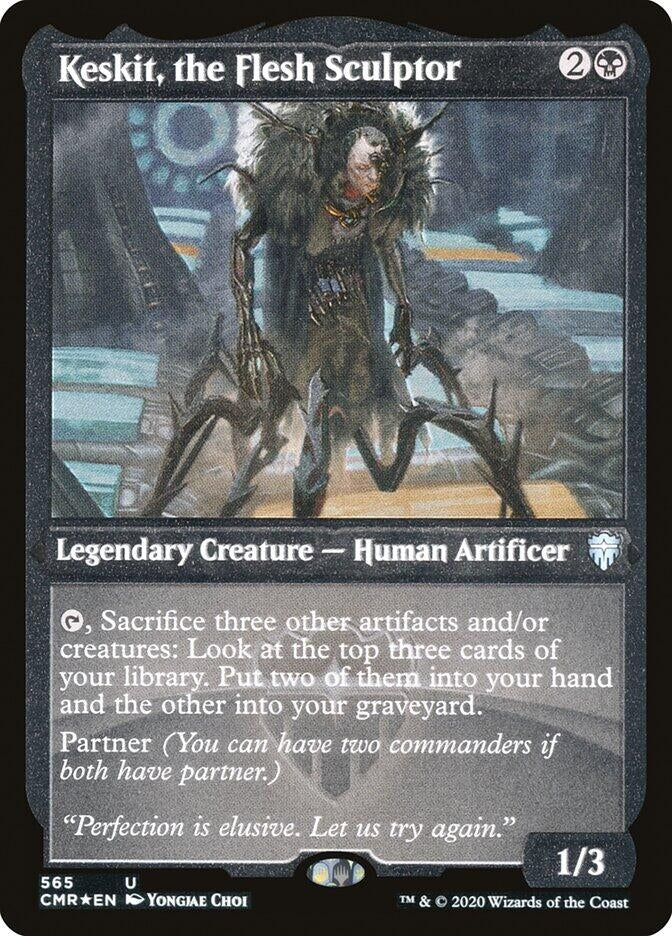 Image for Keskit, the Flesh Sculptor (Foil Etched) (565) - Magic: The Gathering