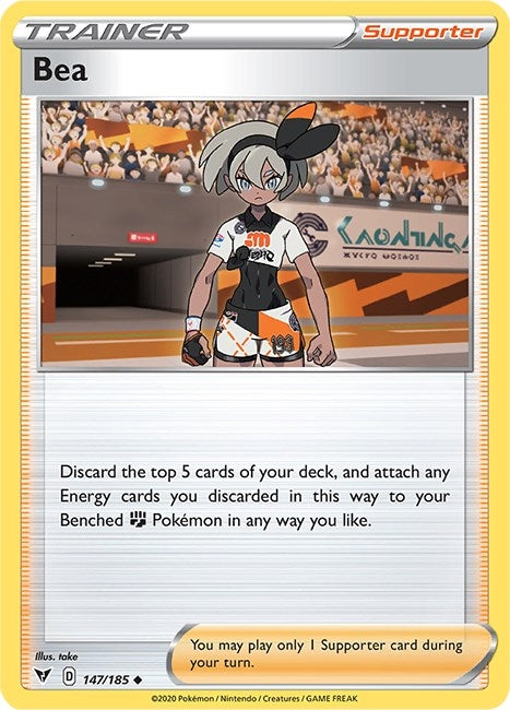 Image for Bea (147/185) (SWSH04) - Pokemon