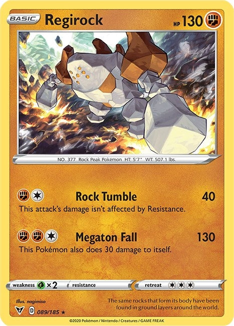 Image for Regirock (089/185) (SWSH04) - Pokemon