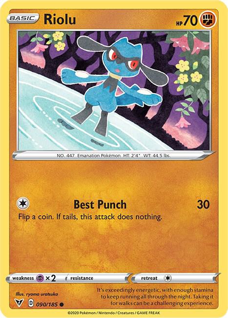 Image for Riolu (090/185) (SWSH04) - Pokemon