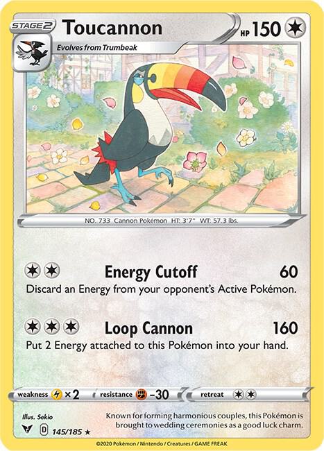 Toucannon (145/185) (SWSH04)