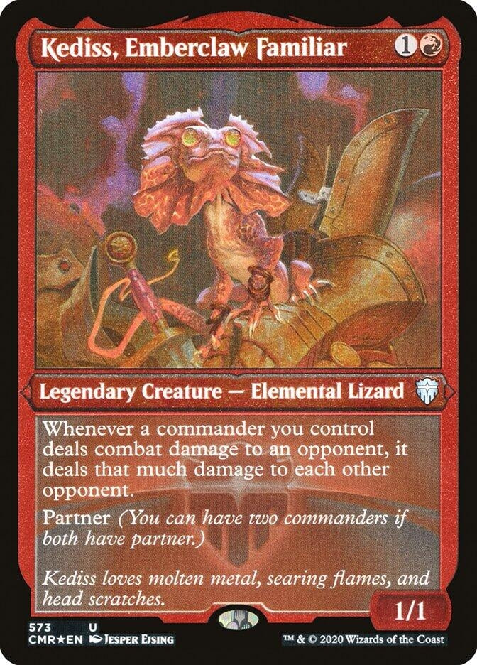 Image for Kediss, Emberclaw Familiar (Foil Etched) (573) - Magic: The Gathering