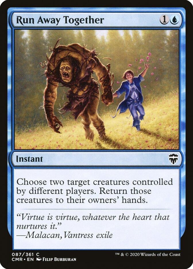 Image for Run Away Together (87) - Magic: The Gathering