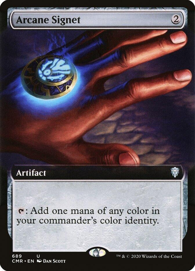 Image for Arcane Signet (Extended Art) (689) (CMR) - Magic: The Gathering