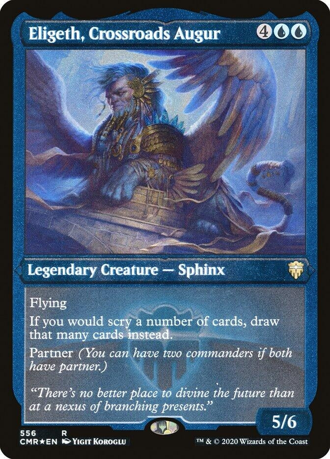Image for Eligeth, Crossroads Augur (Foil Etched) (556) - Magic: The Gathering