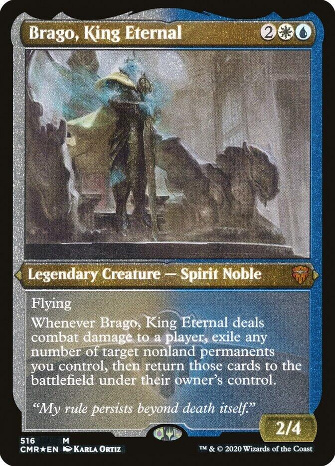 Image for Brago, King Eternal (Foil Etched) (516) - Magic: The Gathering