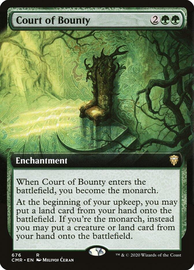 Image for Court of Bounty (Extended Art) (676) - Magic: The Gathering