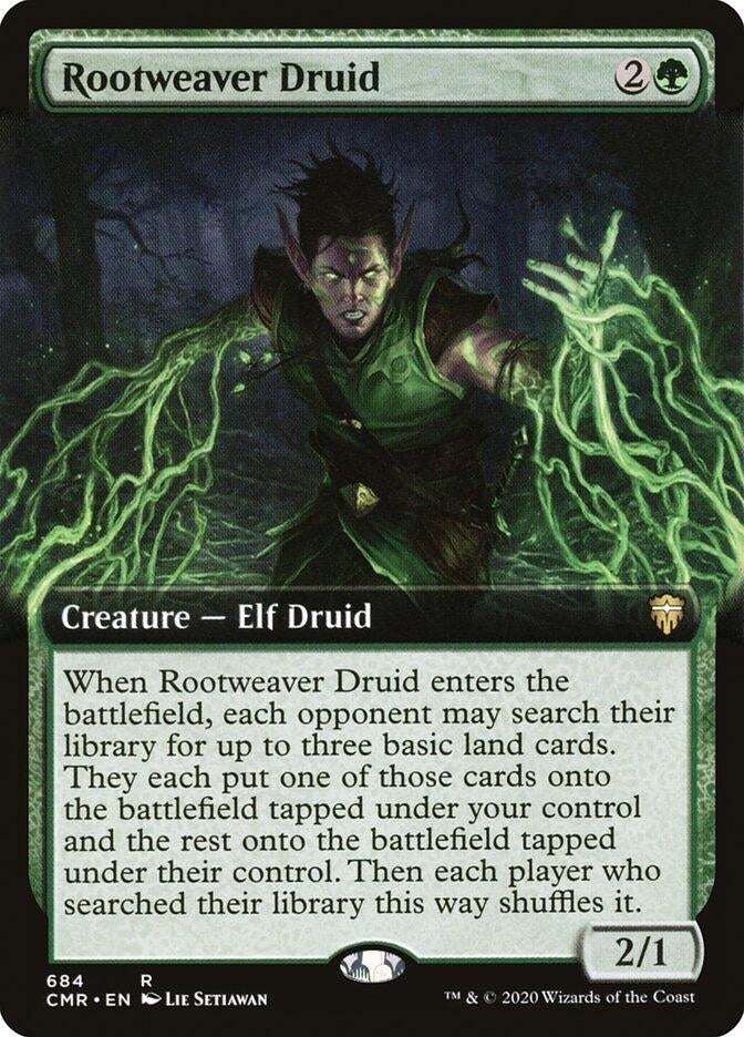 Image for Rootweaver Druid (Extended Art) (684) - Magic: The Gathering