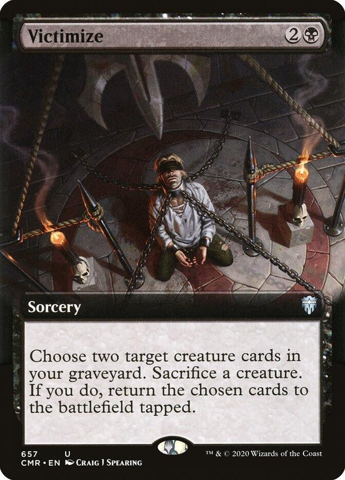 Image for Victimize (Extended Art) (657) - Magic: The Gathering