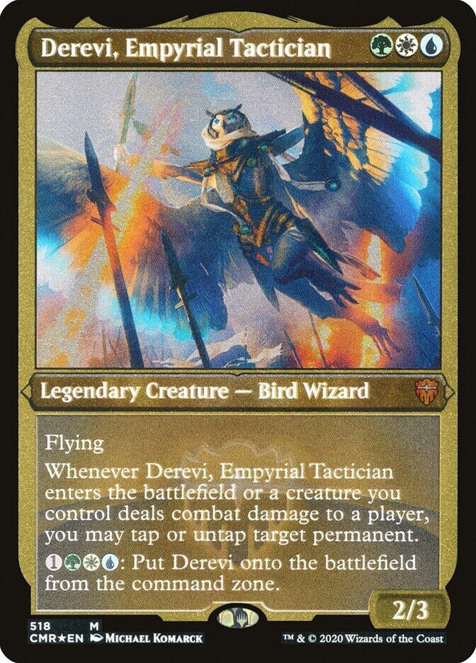 Image for Derevi, Empyrial Tactician (Foil Etched) (518) - Magic: The Gathering
