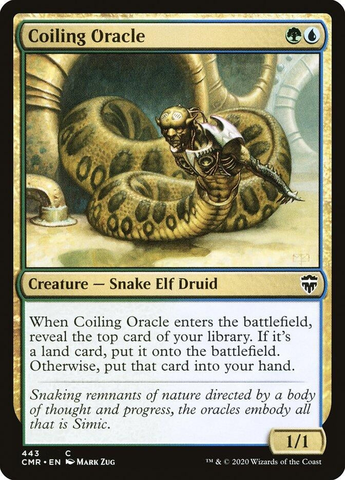 Image for Coiling Oracle (443) - Magic: The Gathering