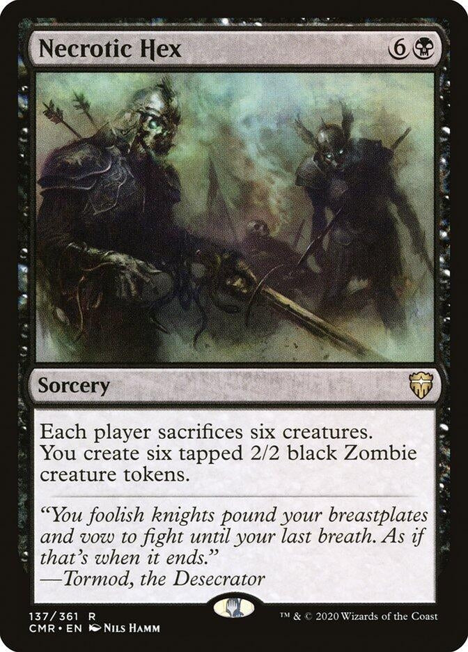 Image for Necrotic Hex (137) - Magic: The Gathering